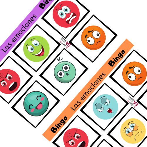 Bingo emociones – Educando America – Spanish School