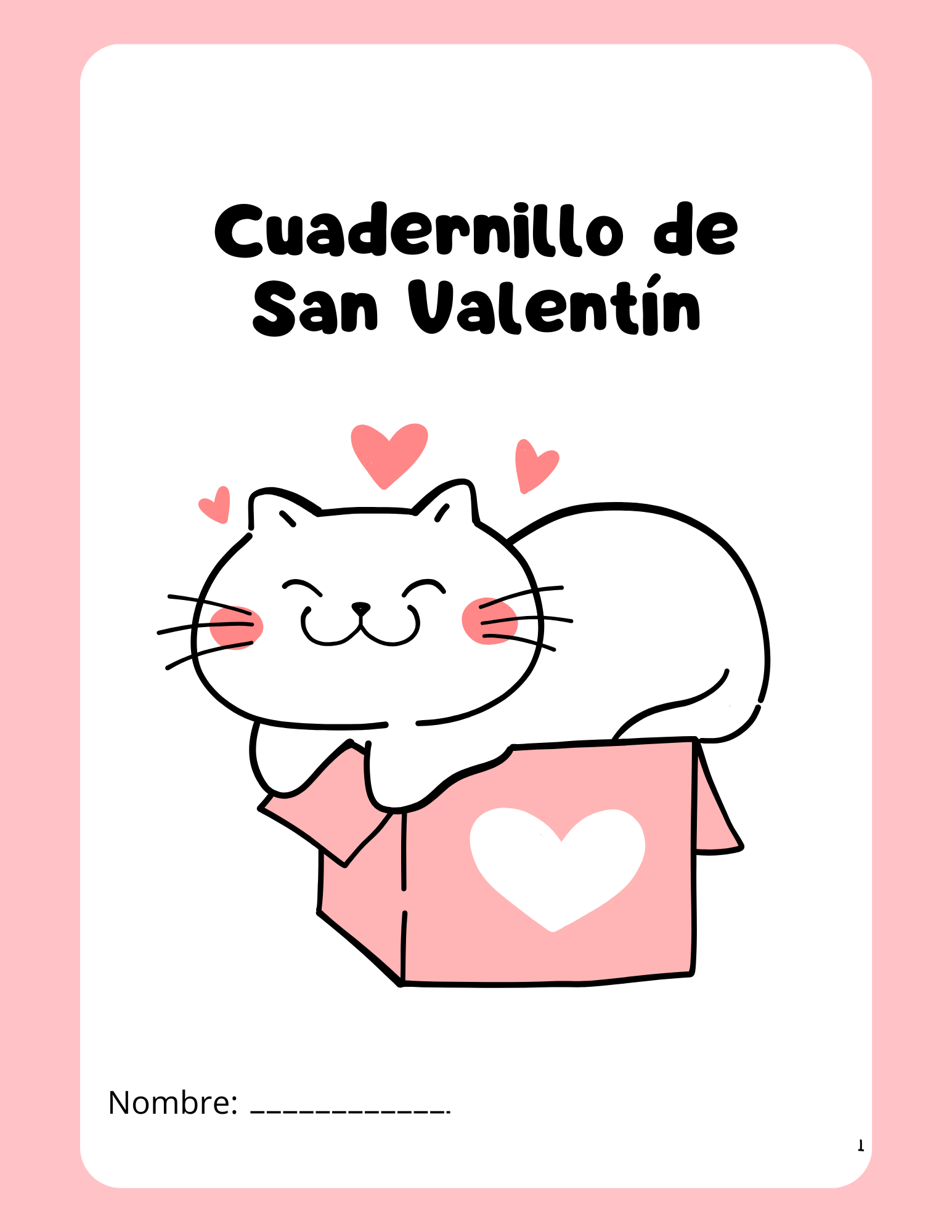 San Valentin Worksheets